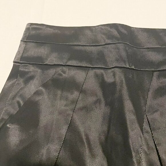 Dynamite High Waisted Shiny Twill Tulip Skirt Womens Size 7 - Picture 3 of 15